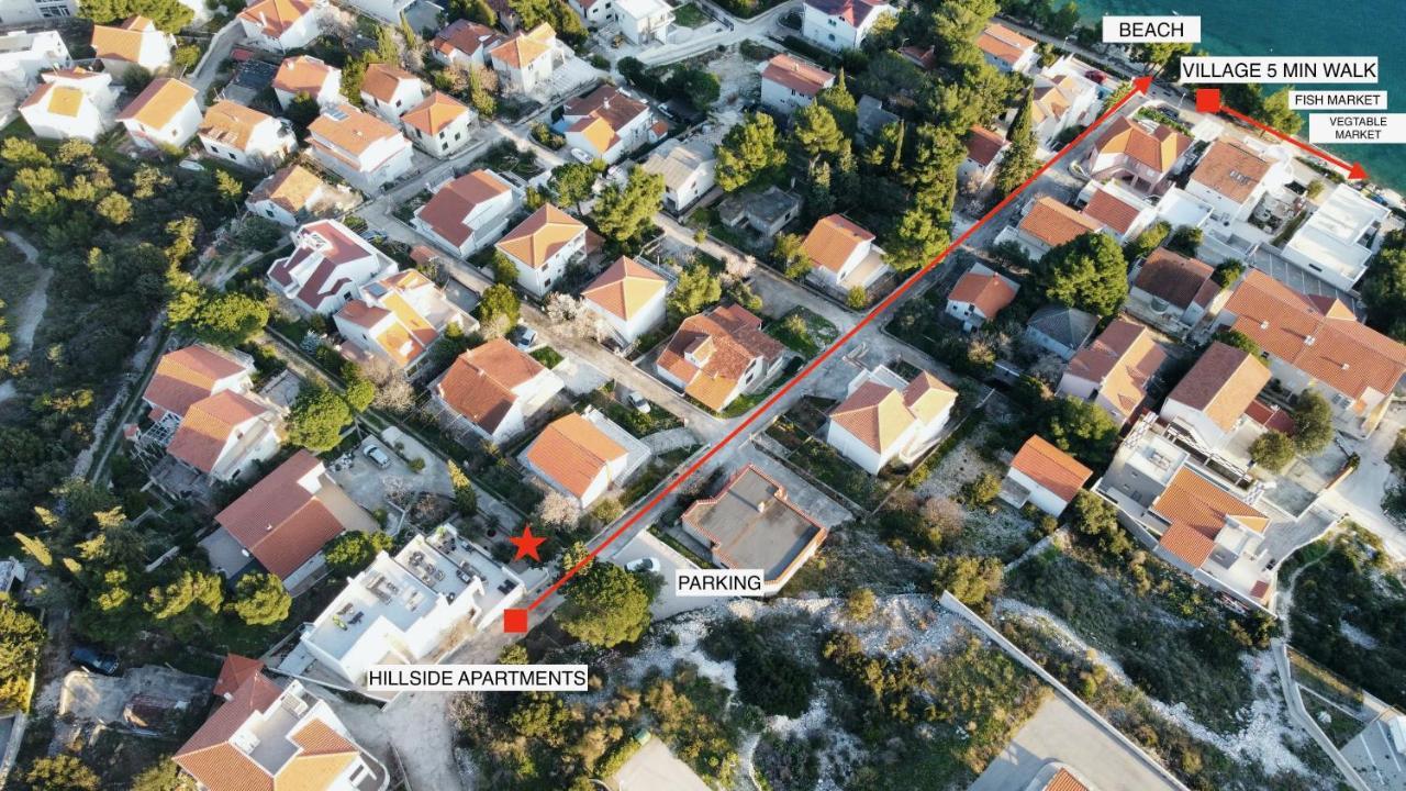 The Grande - Huge Terrace - Amazing Sea Views - Tastefully Furnished - Access To Rooftop Terrace And Gym - Hillside Apartments Rogoznica Rogoznica  Ngoại thất bức ảnh