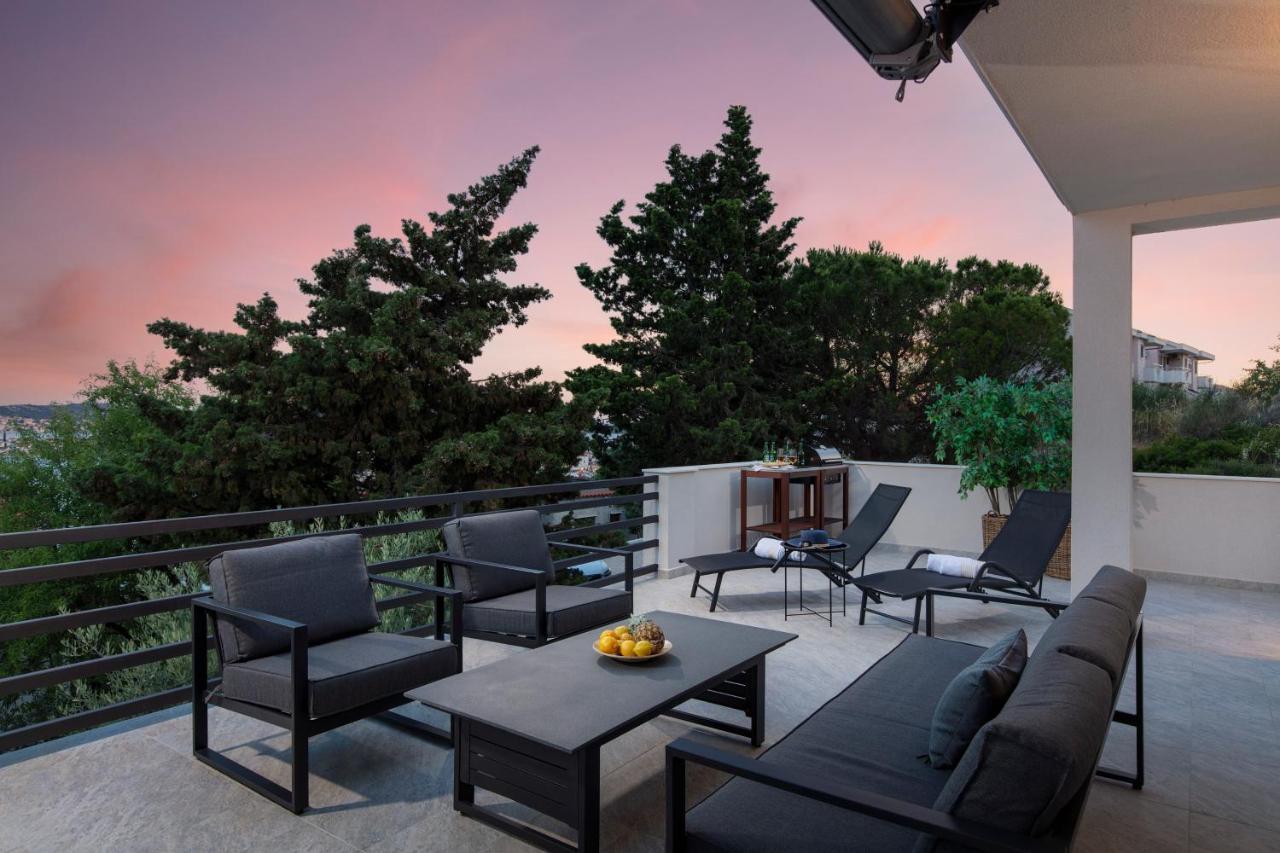 The Grande - Huge Terrace - Amazing Sea Views - Tastefully Furnished - Access To Rooftop Terrace And Gym - Hillside Apartments Rogoznica Rogoznica  Ngoại thất bức ảnh